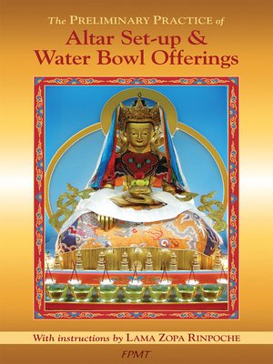 cover image of The Preliminary Practice of Altar Set-up & Water Bowl Offerings eBook